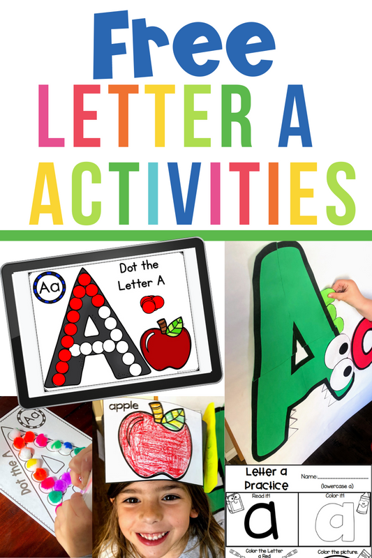 Free Letter A activities