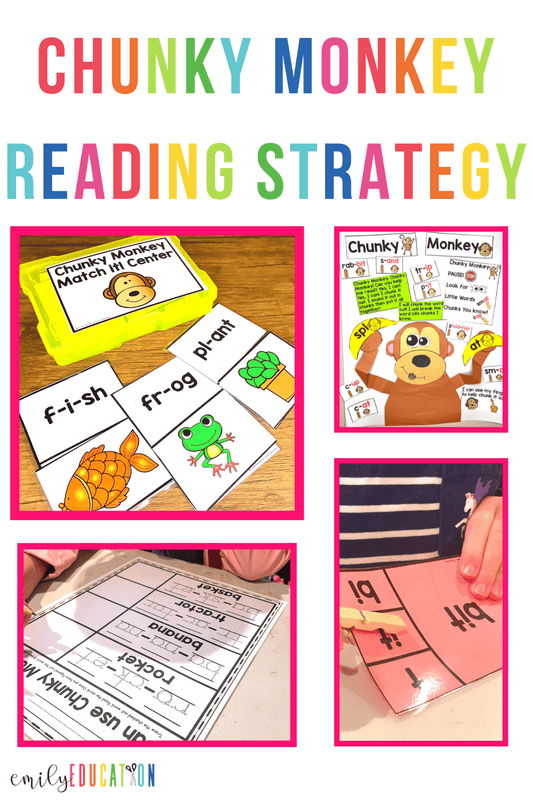 Your students will love this easy to use Chunky Monkey reading strategy