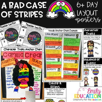 A Bad Case of Stripes Activities with Seesaw and Google Distance Learning