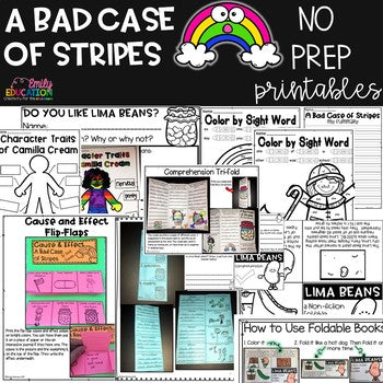 A Bad Case of Stripes Activities with Seesaw and Google Distance Learning