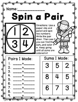 Addition Activity Pack:Activities for Teaching Addition Strategies