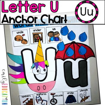 Alphabet Anchor Chart | Letter U