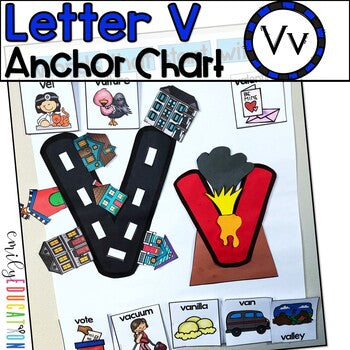 Alphabet Anchor Chart | Letter V