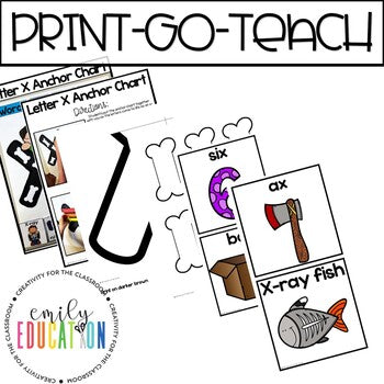 Alphabet Anchor Chart | Letter X