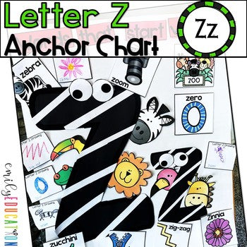 Alphabet Anchor Chart | Letter Z