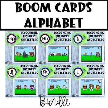 Alphabet Sounds | Boom Cards | Bundle