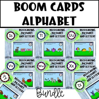 Alphabet Sounds | Boom Cards | Bundle