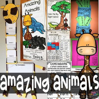 Amazing Animals Supplement Activities Journeys 1st Grade Lesson 22