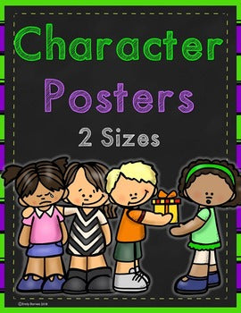 Character Qualities Posters