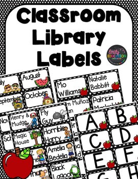 Classroom Library Labels