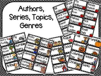 Classroom Library Labels