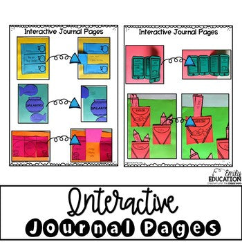 Compare and Contrast - Worksheets, Interactive Journal Pages, Graphic Organizers