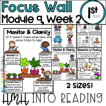 HMH Into Reading | 1st Grade | Focus Wall Posters Module 9, Week 2