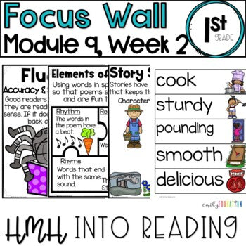 HMH Into Reading | 1st Grade | Focus Wall Posters Module 9, Week 2