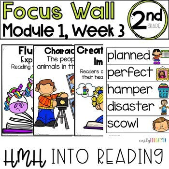 HMH Into Reading | 2nd Grade | Focus Wall Posters Module 1, Week 3