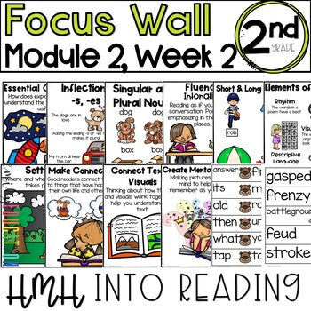 HMH Into Reading | 2nd Grade | Focus Wall Posters Module 2, Week 2