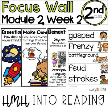 HMH Into Reading | 2nd Grade | Focus Wall Posters Module 2, Week 2