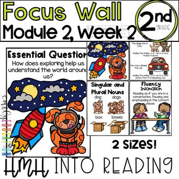 HMH Into Reading | 2nd Grade | Focus Wall Posters Module 2, Week 2