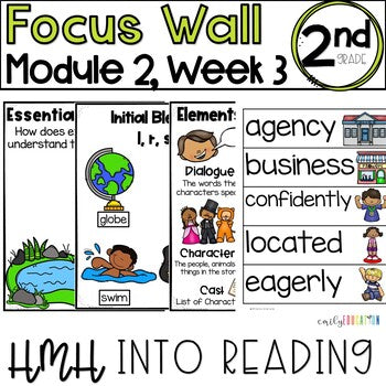 HMH Into Reading | 2nd Grade | Focus Wall Posters Module 2, Week 3