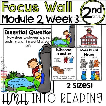 HMH Into Reading | 2nd Grade | Focus Wall Posters Module 2, Week 3