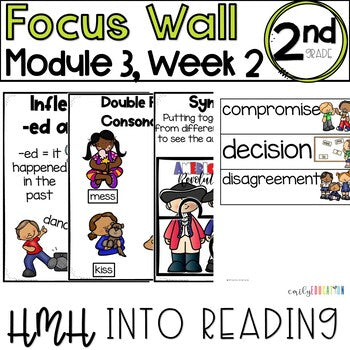 HMH Into Reading | 2nd Grade | Focus Wall Posters Module 3, Week 2