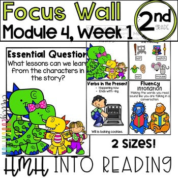 HMH Into Reading | 2nd Grade | Focus Wall Posters Module 4, Week 1