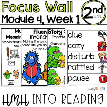 HMH Into Reading | 2nd Grade | Focus Wall Posters Module 4, Week 1