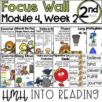 HMH Into Reading | 2nd Grade | Focus Wall Posters Module 4, Week 2