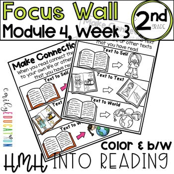 HMH Into Reading | 2nd Grade | Focus Wall Posters Module 4, Week 3