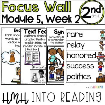 HMH Into Reading | 2nd Grade | Focus Wall Posters Module 5, Week 2