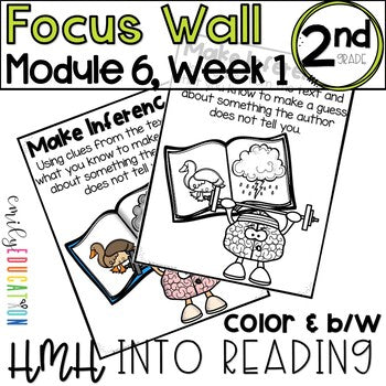 HMH Into Reading | 2nd Grade | Focus Wall Posters Module 6, Week 1