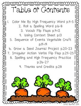 How Groundhog's Garden Grew Journeys 2nd Grade Supplement Activities Lesson 25