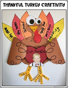 I am Thankful for Turkey Craft