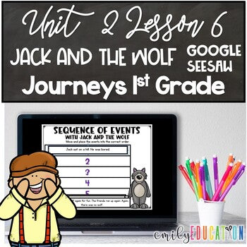 Jack and the Wolf Journeys 1st Grade Unit 2 Lesson 6 Google Seesaw