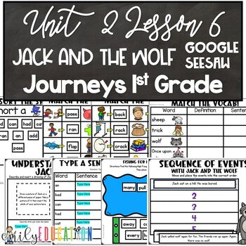 Jack and the Wolf Journeys 1st Grade Unit 2 Lesson 6 Google Seesaw