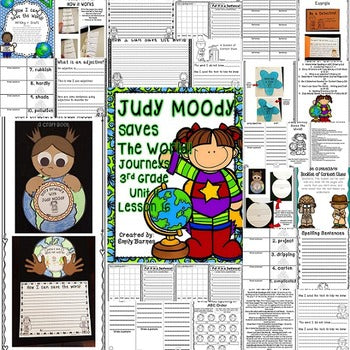 Judy Moody Saves The World Journeys 3rd Grade Unit 4 Lesson 16