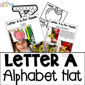 Letter A | Alphabet Activities | Hats