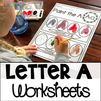 Letter A Worksheets