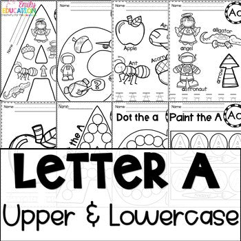 Letter A Worksheets