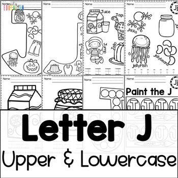 Letter J Worksheets