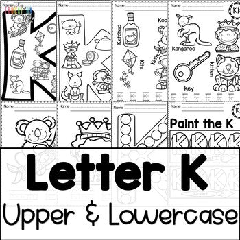 Letter K Worksheets