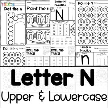 Letter N Worksheets