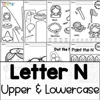 Letter N Worksheets