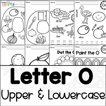 Letter O Worksheets