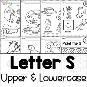 Letter S Worksheets