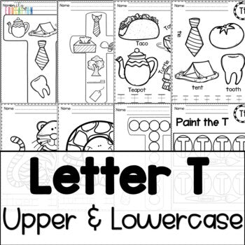 Letter T Worksheets