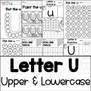 Letter U Worksheets