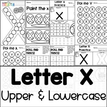 Letter X Worksheets