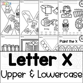 Letter X Worksheets