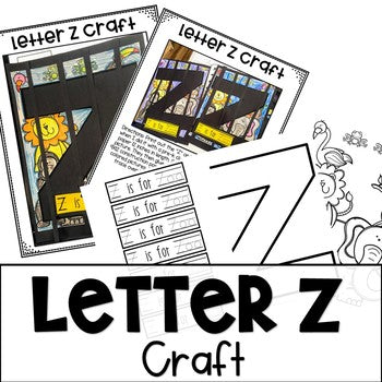 Letter Z Craft Activity